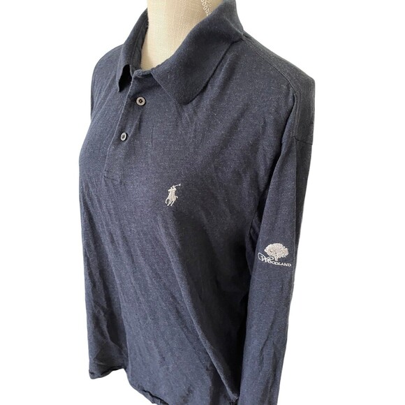 POLO GOLF‎ Ralph Lauren Henley Shirt Wool Silk Blend Size Large - Picture 2 of 6